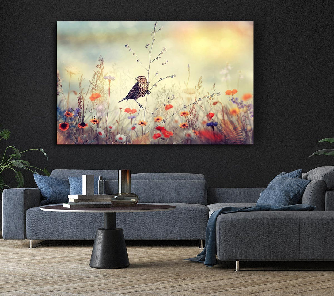  A Canvas Print of Bird in Paradise Canvas Wall Art
