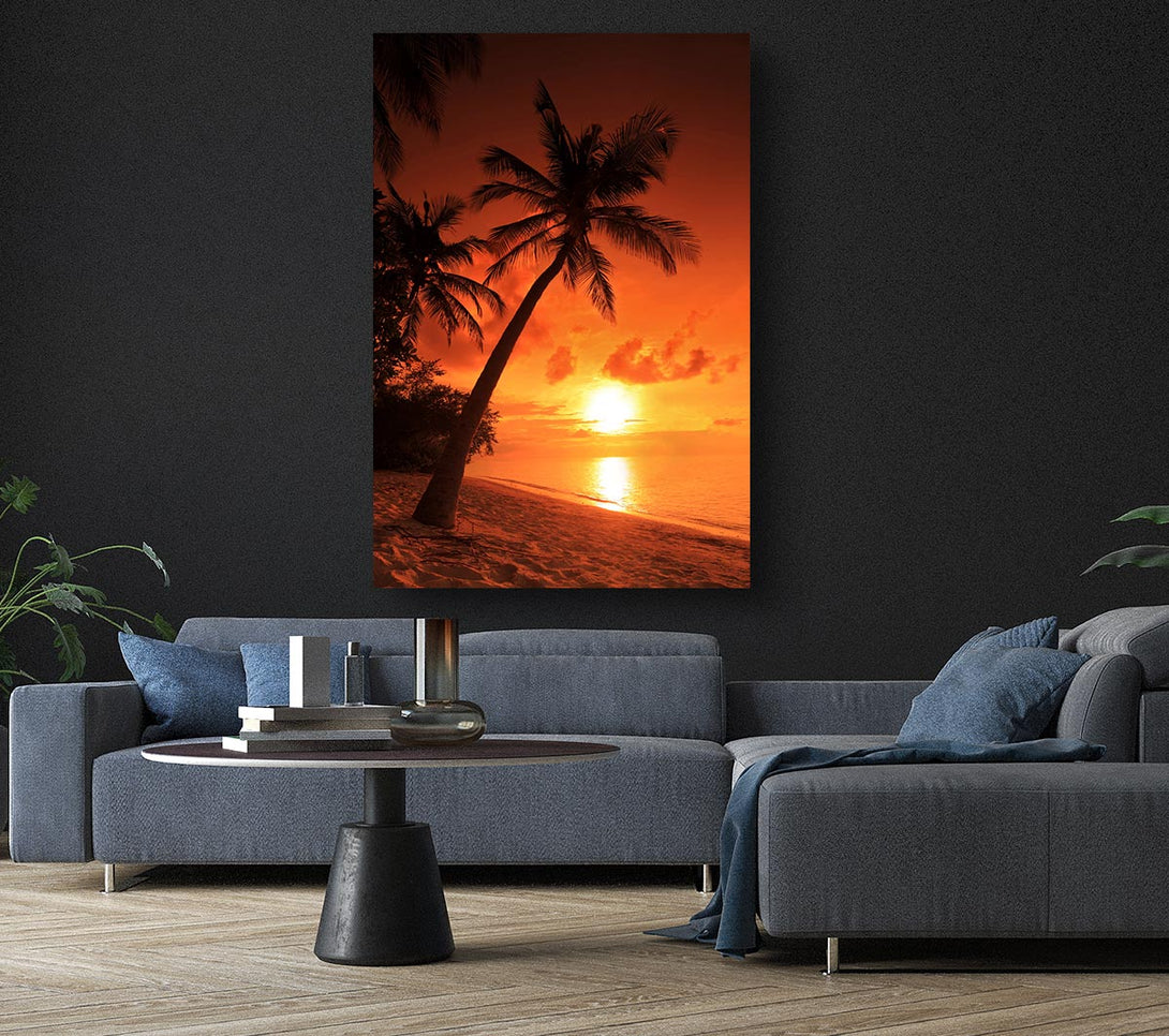  A Canvas Print of Thailand Sunset Canvas Wall Art