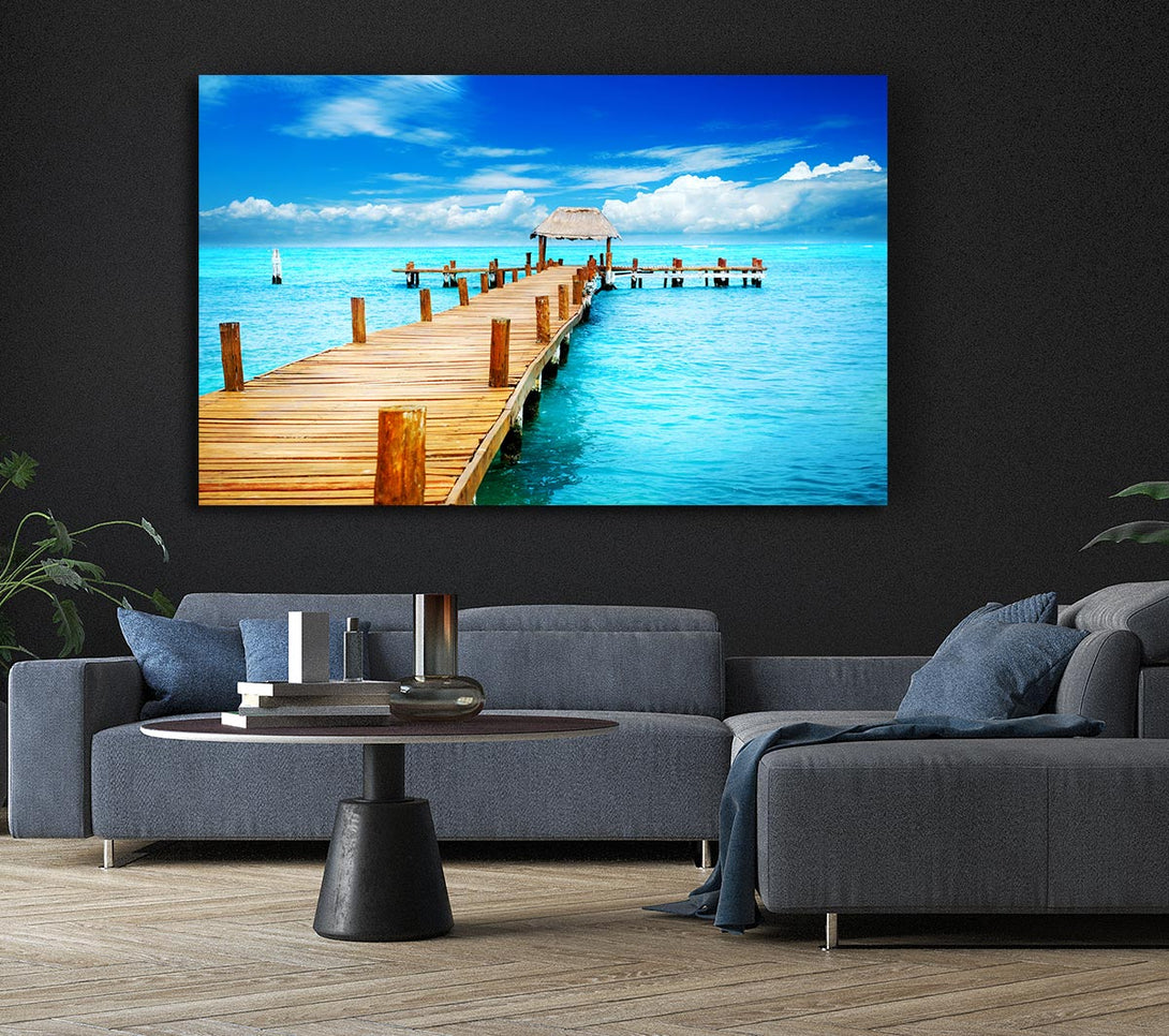  A Canvas Print of Honeymooners Paradise Canvas Art