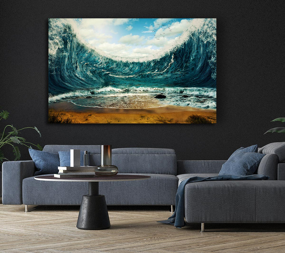  A Canvas Print of The Ocean Parts Canvas Print