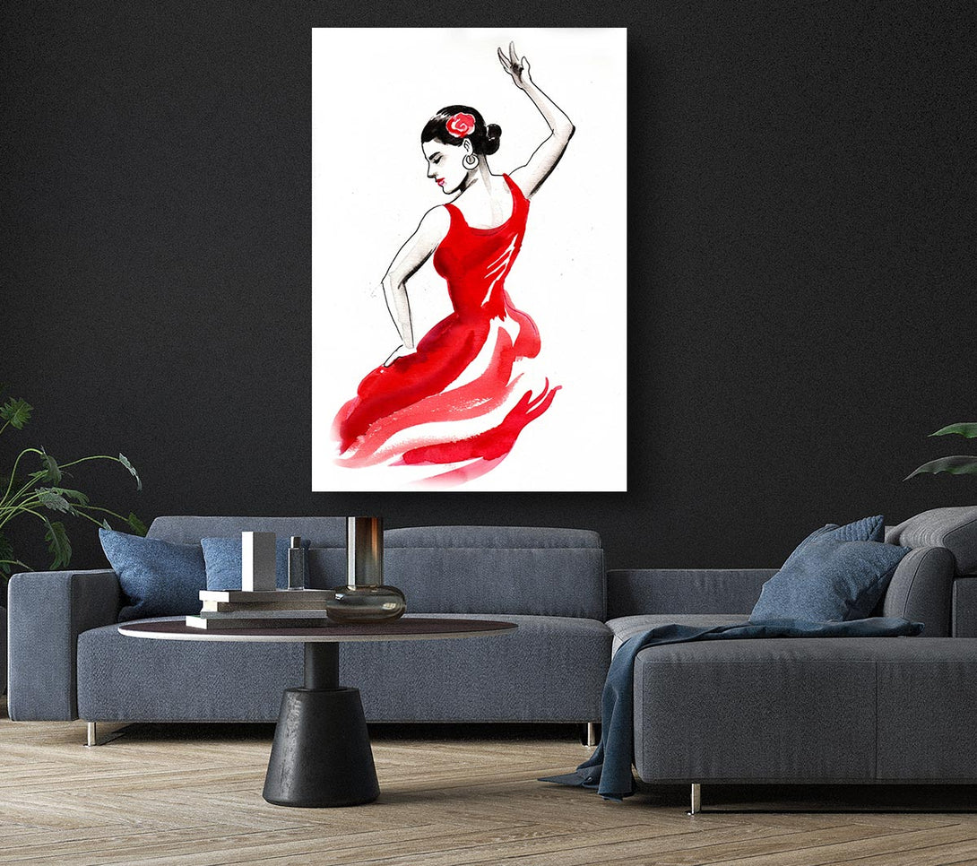  A Canvas Print of Flamenco 17 Canvas Art