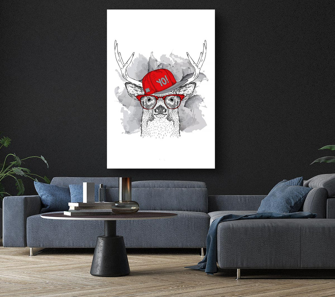  A Canvas Print of Sid The StagA Canvas Print