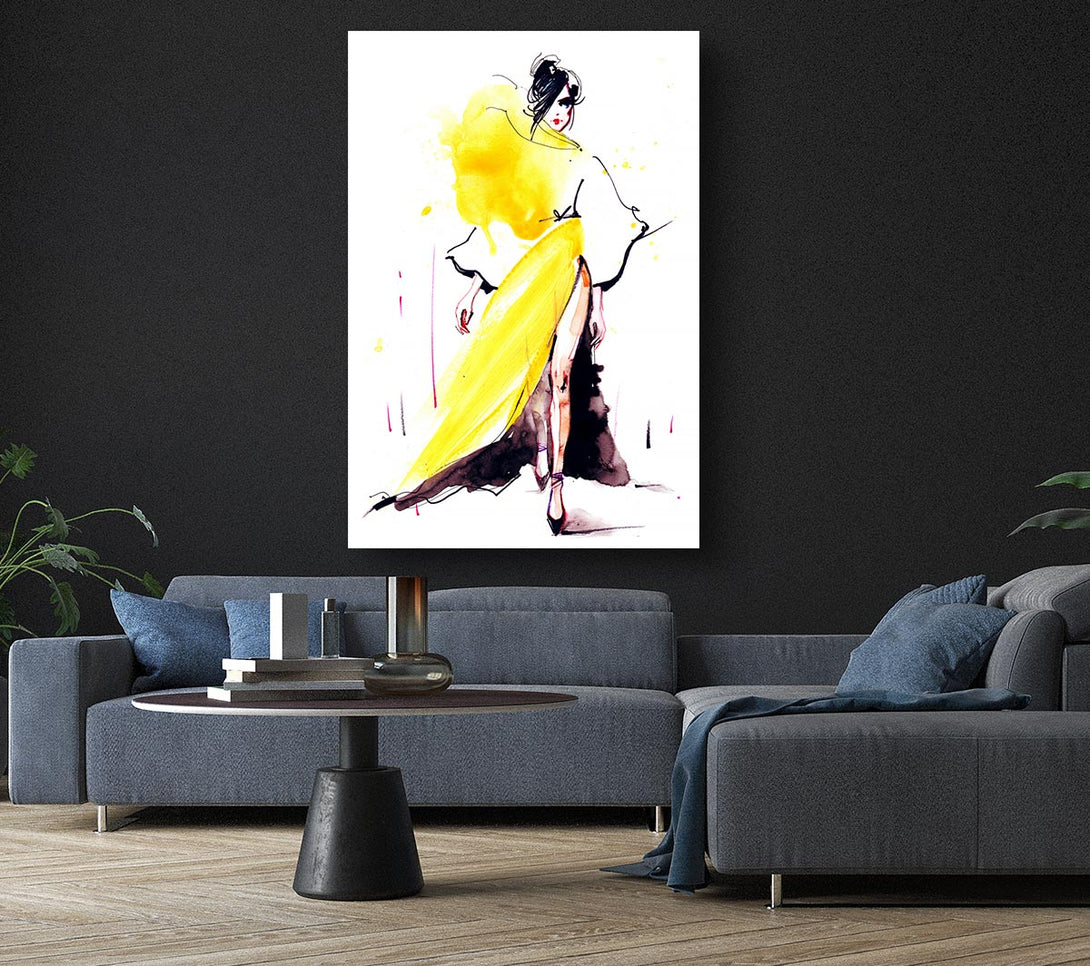  A Canvas Print of Making A Statment Canvas Wall Art