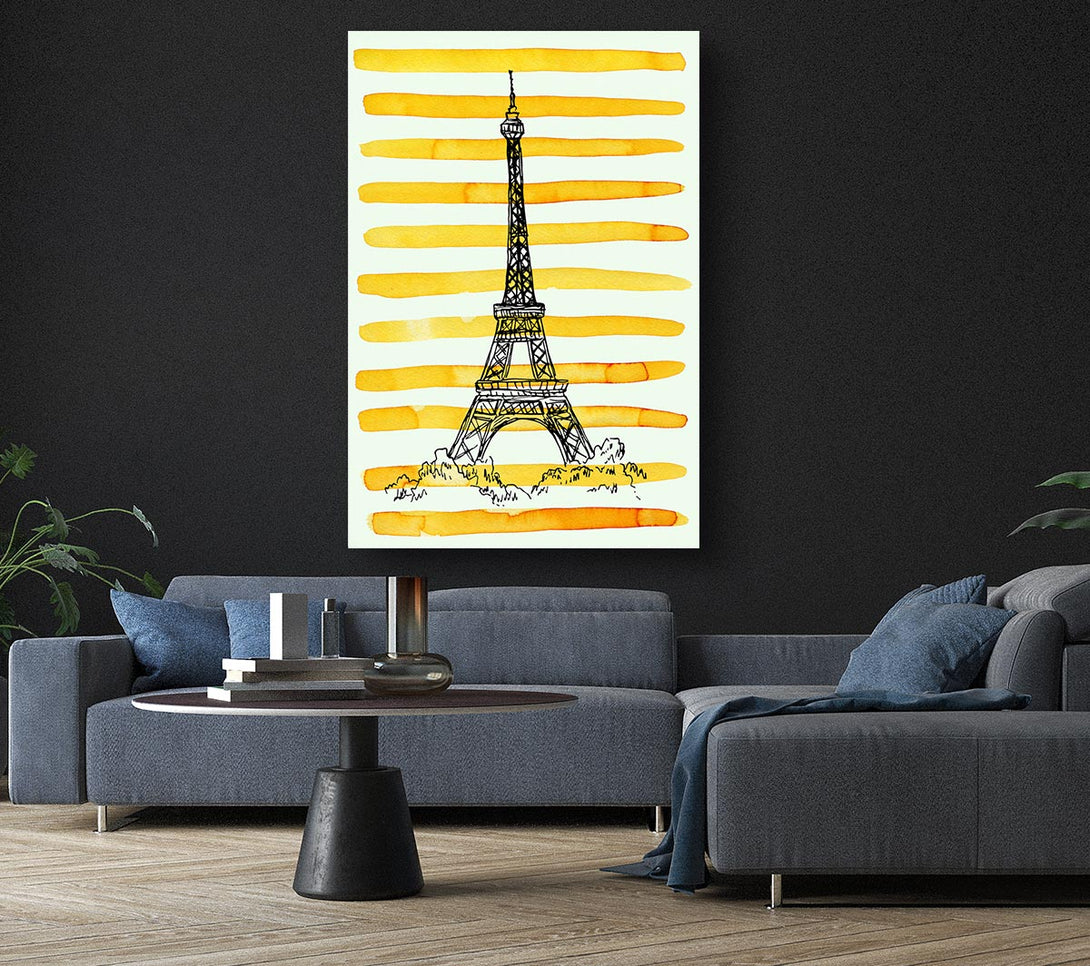  A Canvas Print of Paris The Capital Of Style Canvas Print