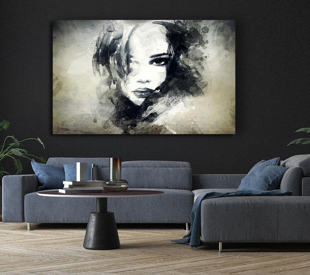  A Canvas Print of Beauty And Style Canvas Wall Art
