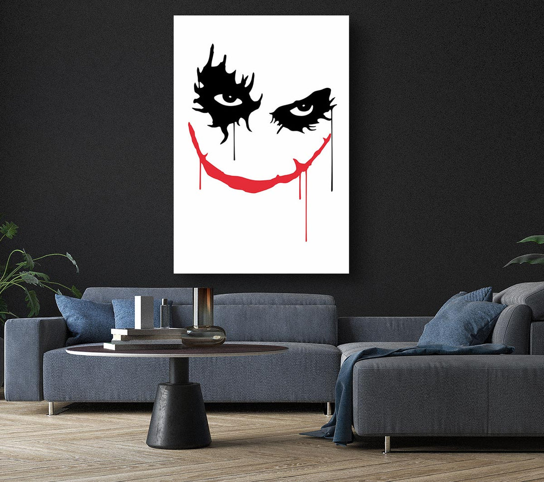  A Canvas Print of Joker Face Canvas Print