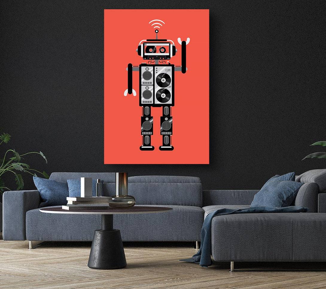  A Canvas Print of Robot Dance Canvas Art
