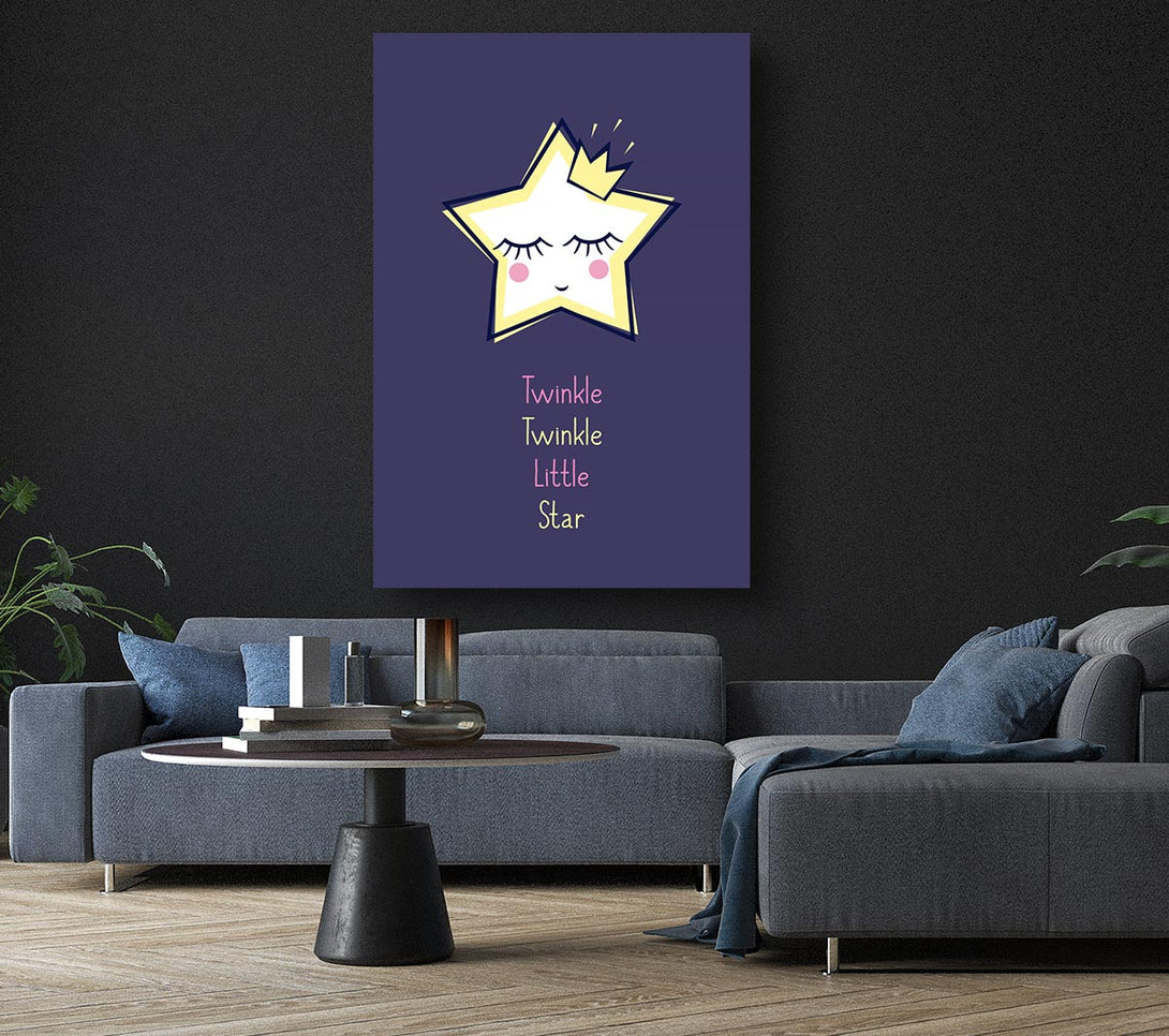  A Canvas Print of Twinkle Twinkle Canvas Wall Art