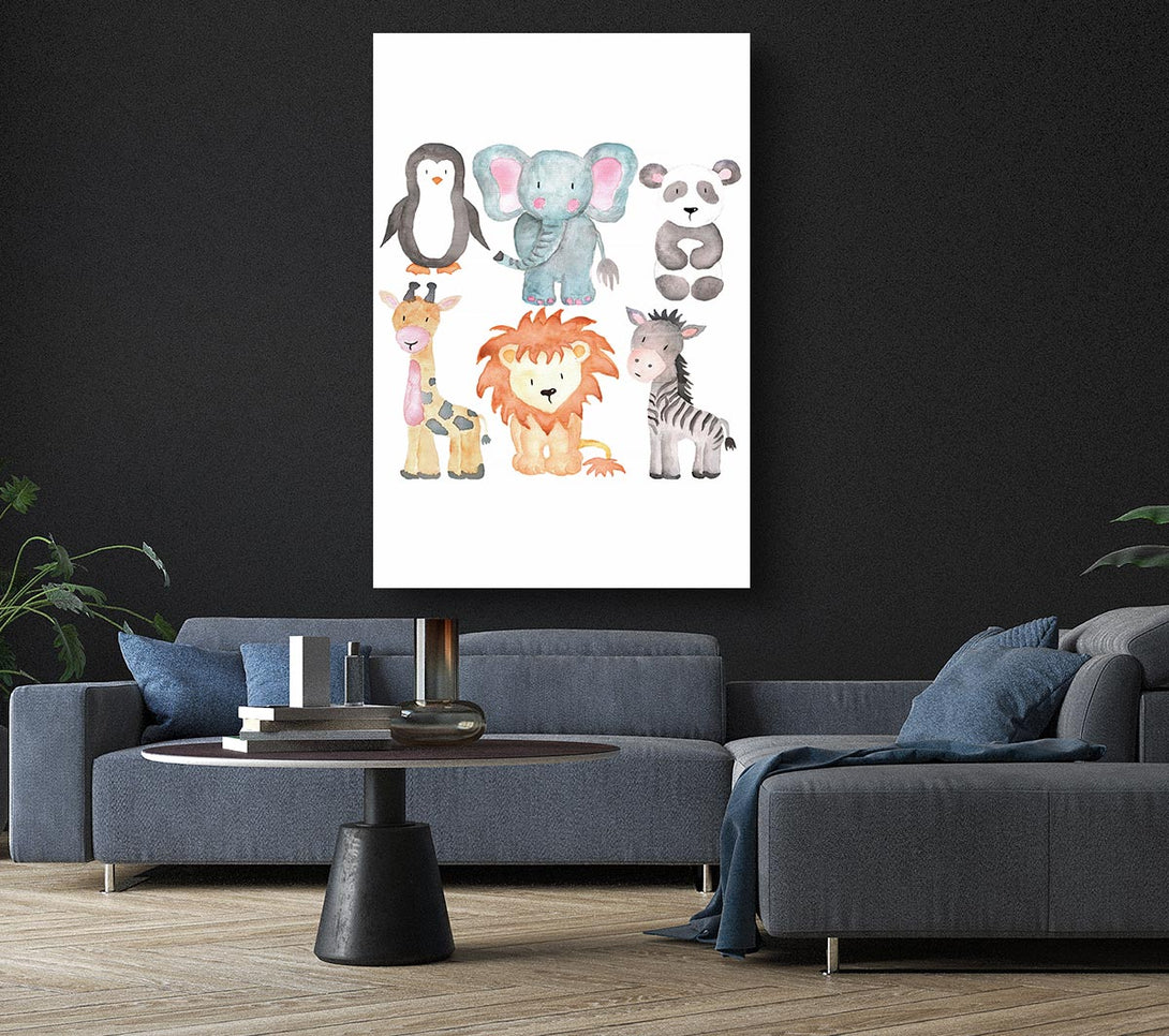  A Canvas Print of Safari Love Canvas Wall Art