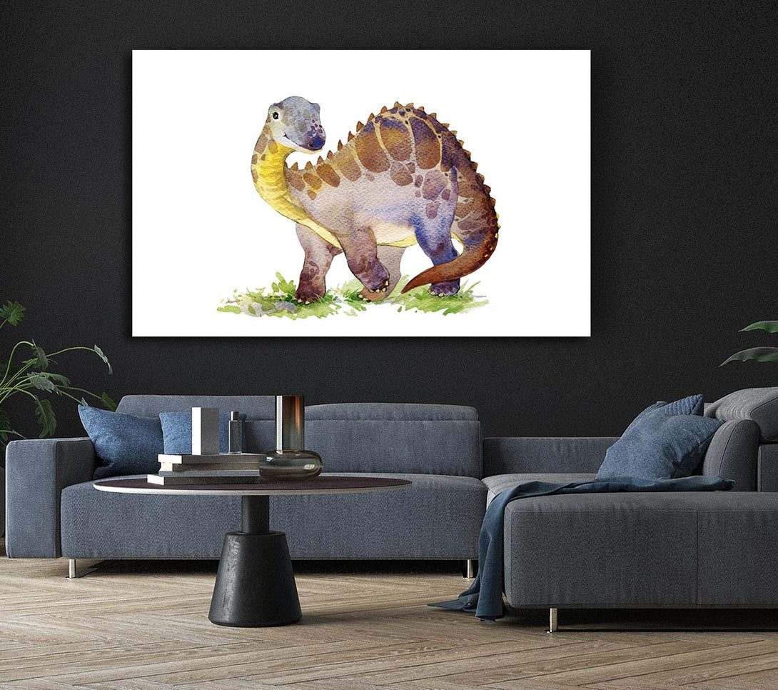  A Canvas Print of Smiling Dino Canvas Wall Art