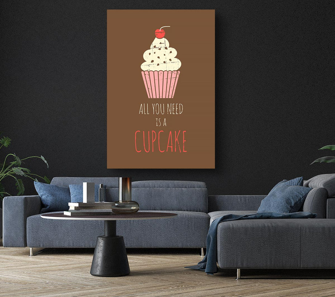  A Canvas Print of Cupcake 3 Canvas Art
