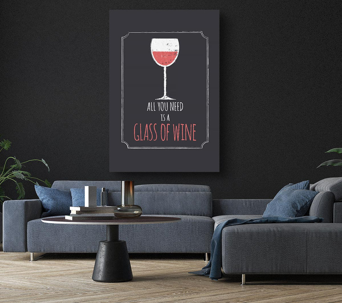  A Canvas Print of All You Need Is Canvas Wall Art