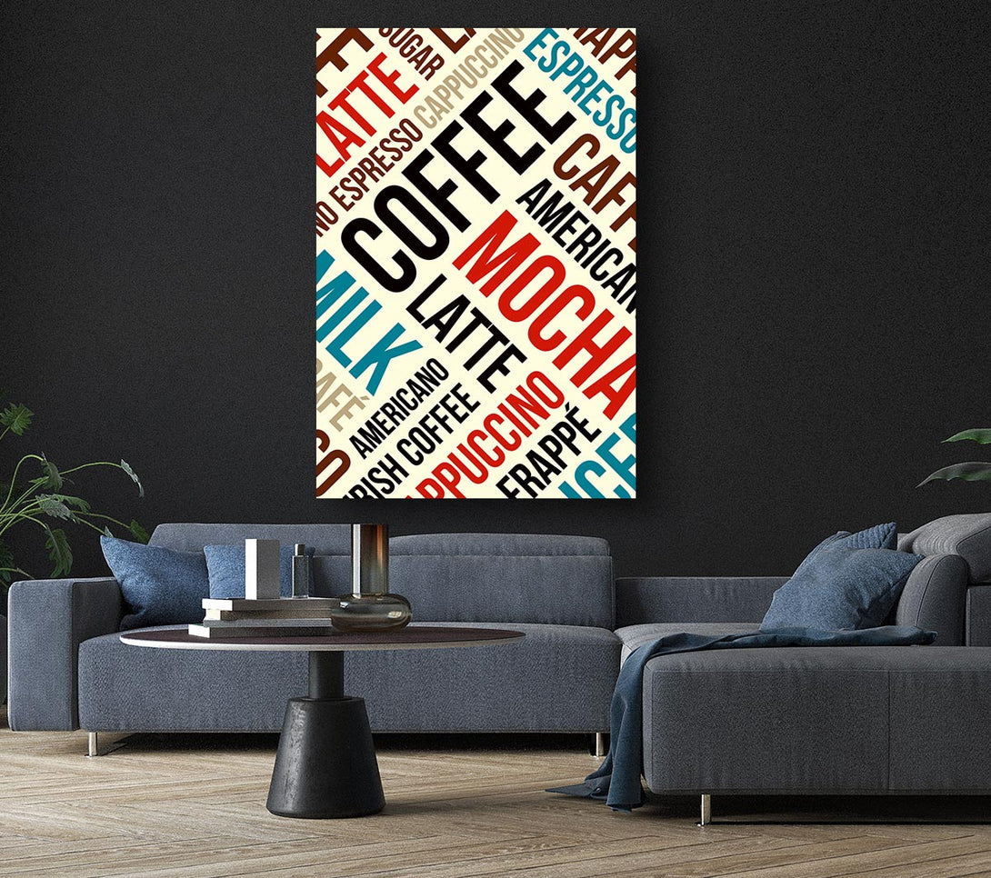  A Canvas Print of Coffee Heaven Canvas Print