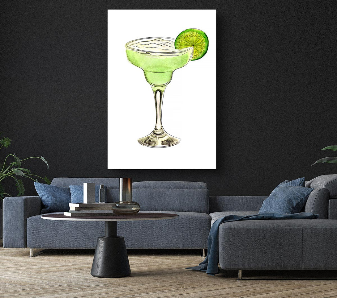  A Canvas Print of Margarita Cocktail 1 Canvas Art
