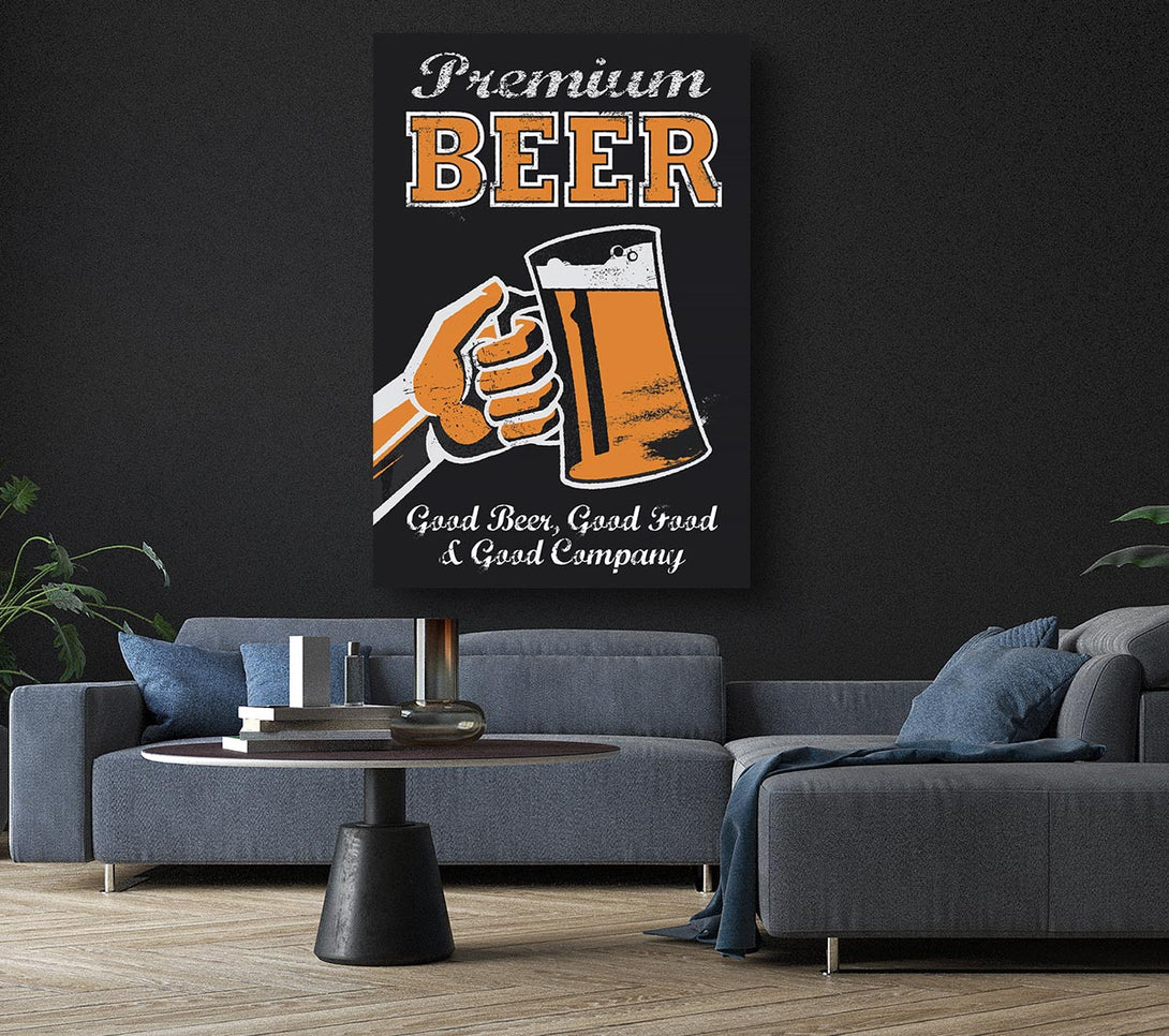  A Canvas Print of Beer Time 4 Canvas Art