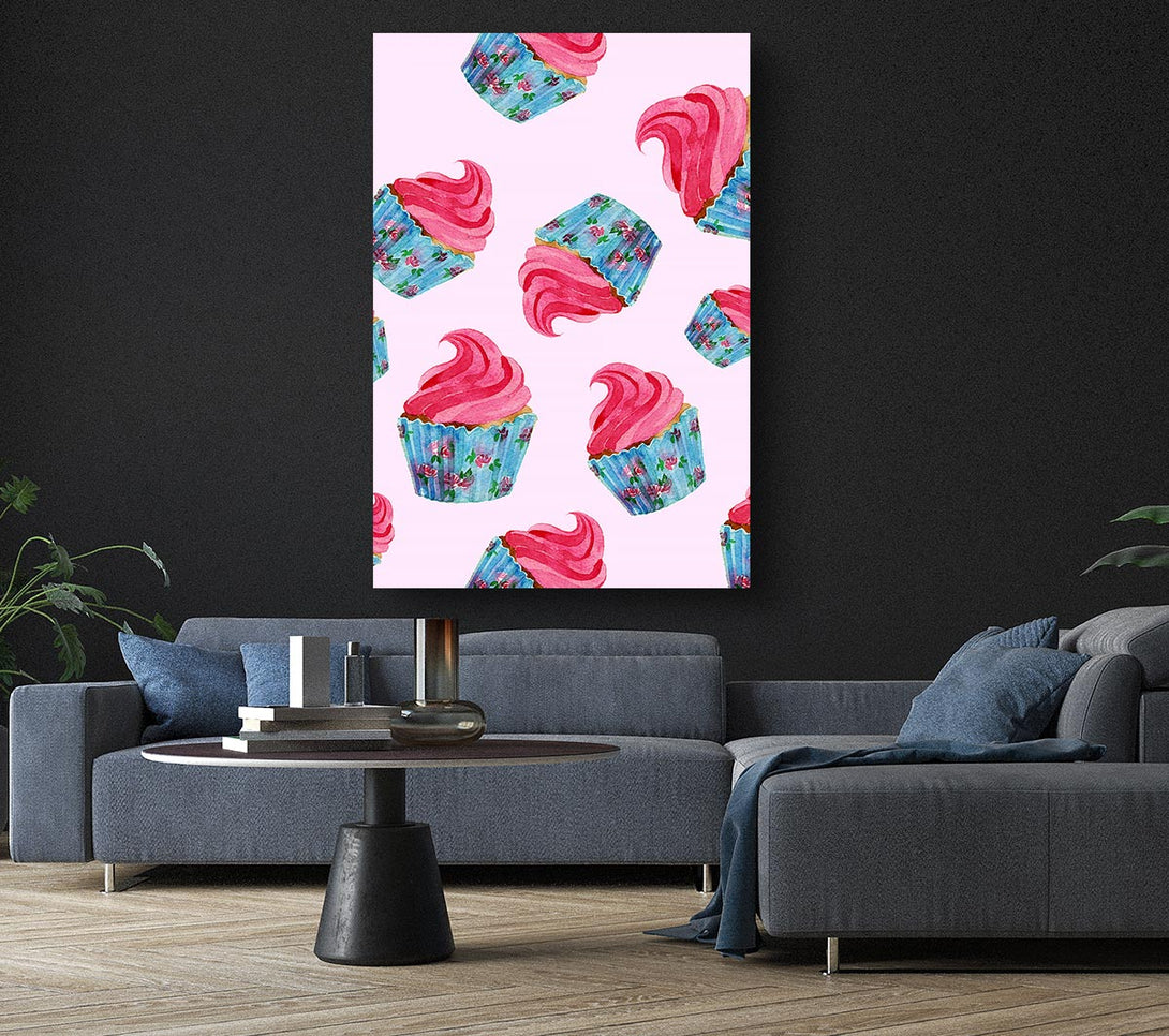  A Canvas Print of Cupcake 5 Canvas Wall Art