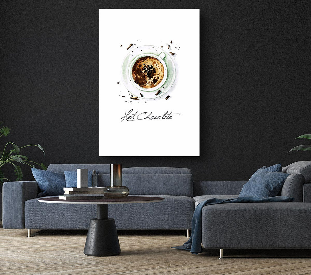 A Canvas Print of Hot Chocolate Canvas Wall Art