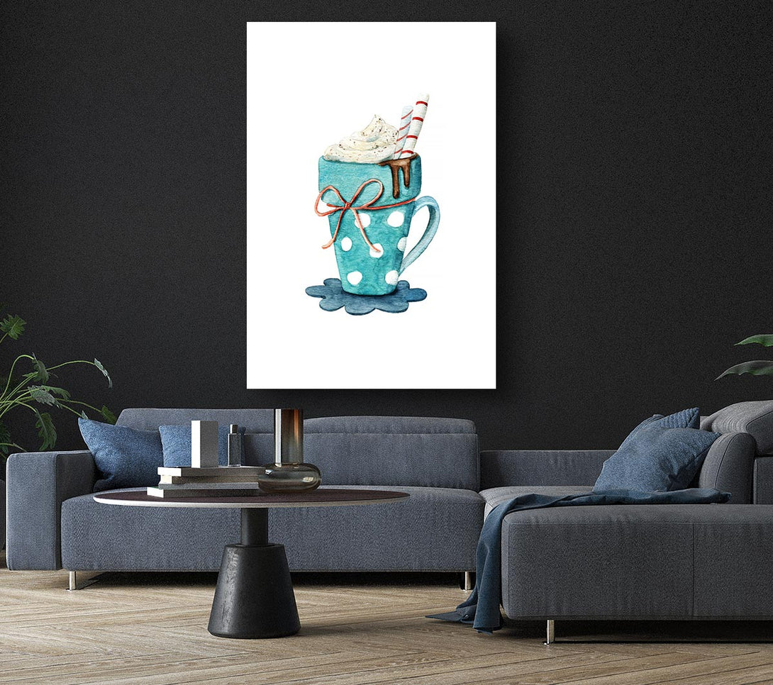  A Canvas Print of Hot Chocolate Delight Canvas Print