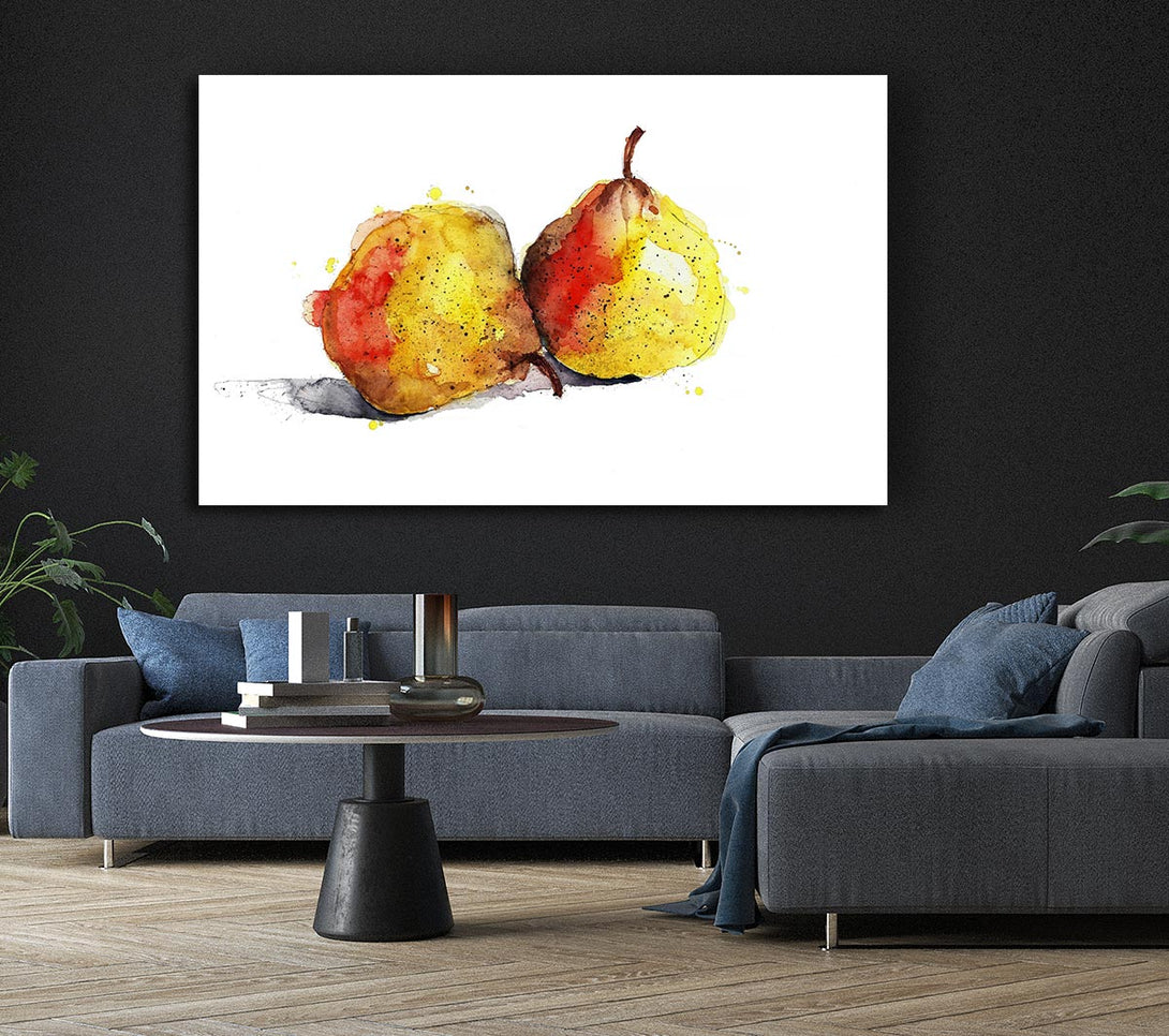  A Canvas Print of Pear Duo 2 Canvas Wall Art