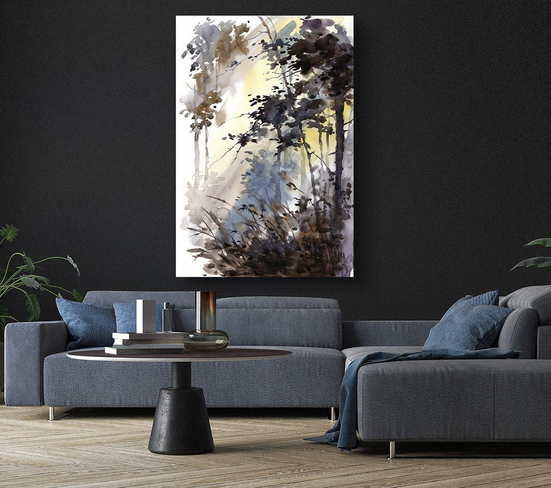  A Canvas Print of Chocolate Woodland Canvas Wall Art