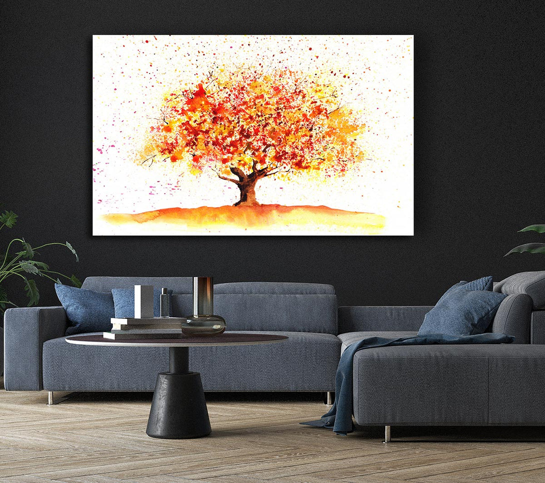 A Canvas Print of Stunning Autumn Tree Canvas Wall Art