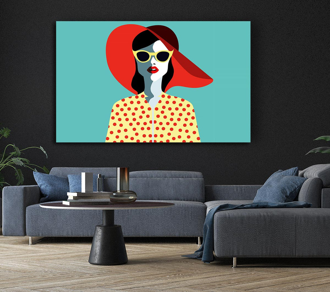  A Canvas Print of Retro Holiday Canvas Art