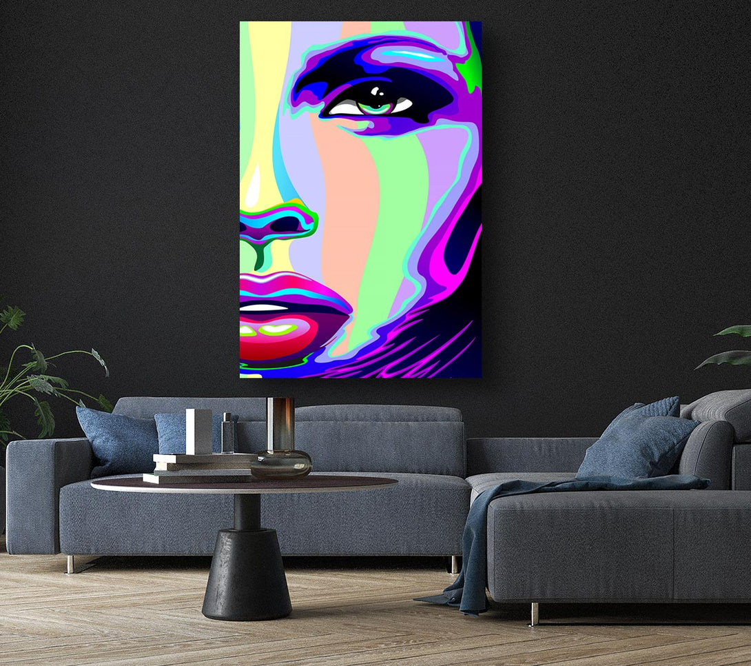  A Canvas Print of Futuristic Woman Canvas Wall Art