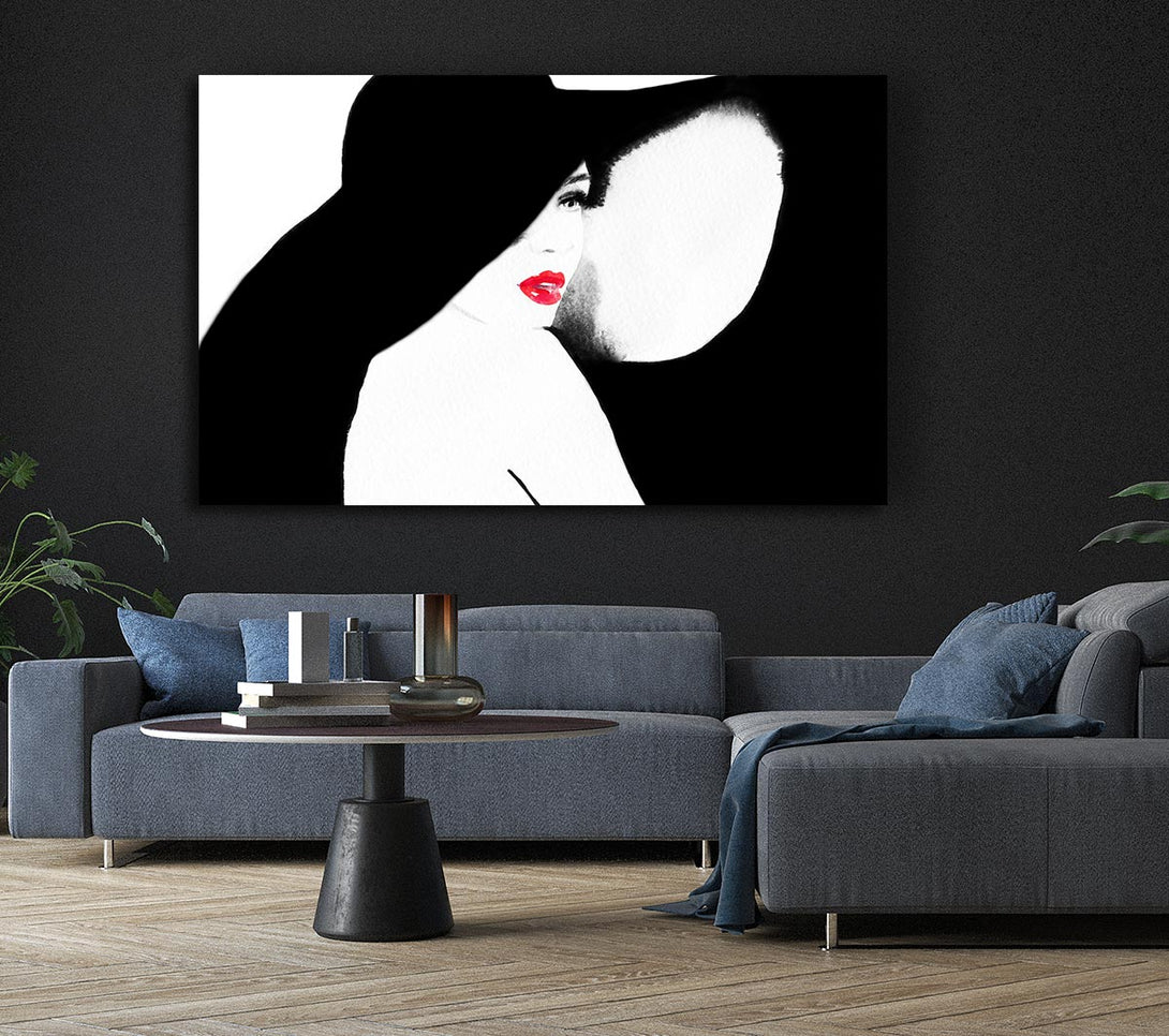  A Canvas Print of Mysterious Girl Canvas Art