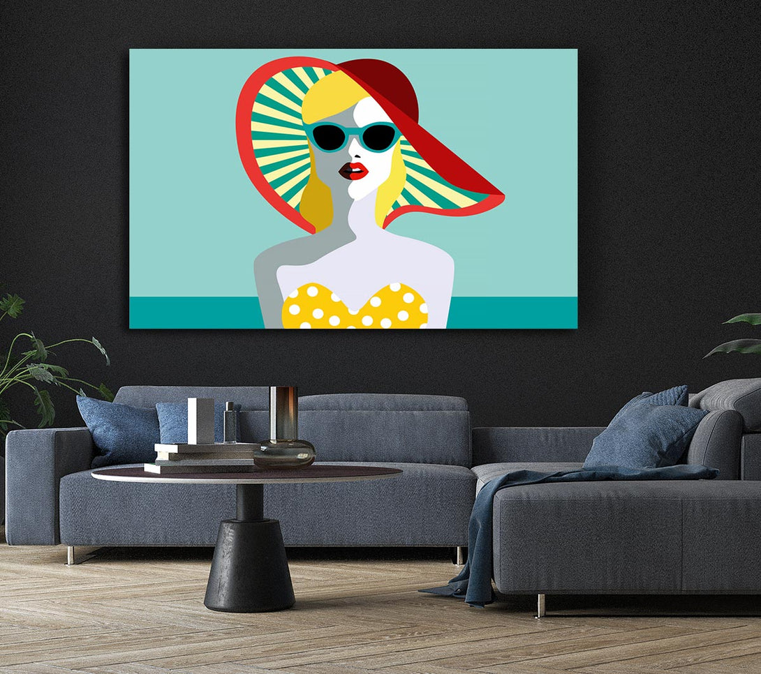  A Canvas Print of Summer Beauty Canvas Print