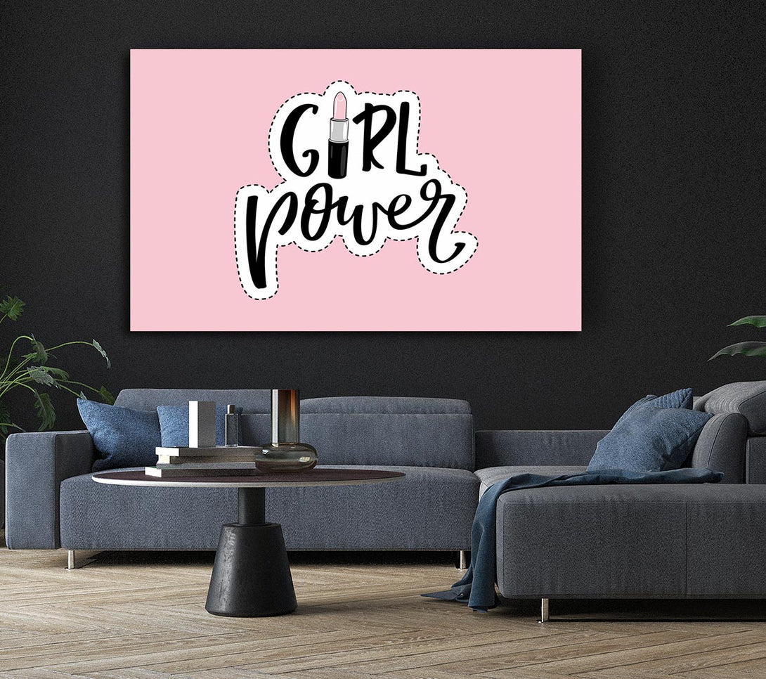  A Canvas Print of Girl Power 1 Canvas Wall Art