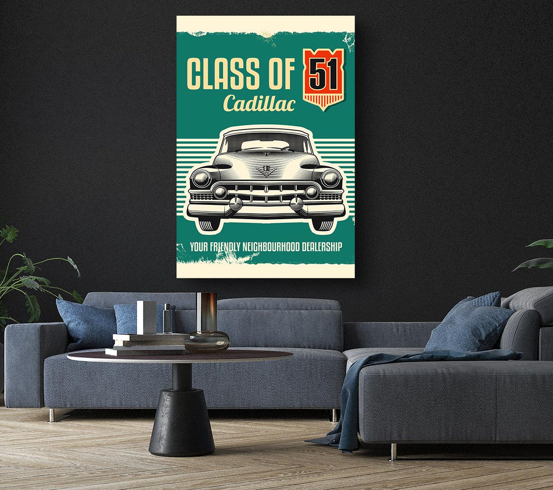  A Canvas Print of Classic Cadillac Canvas Art