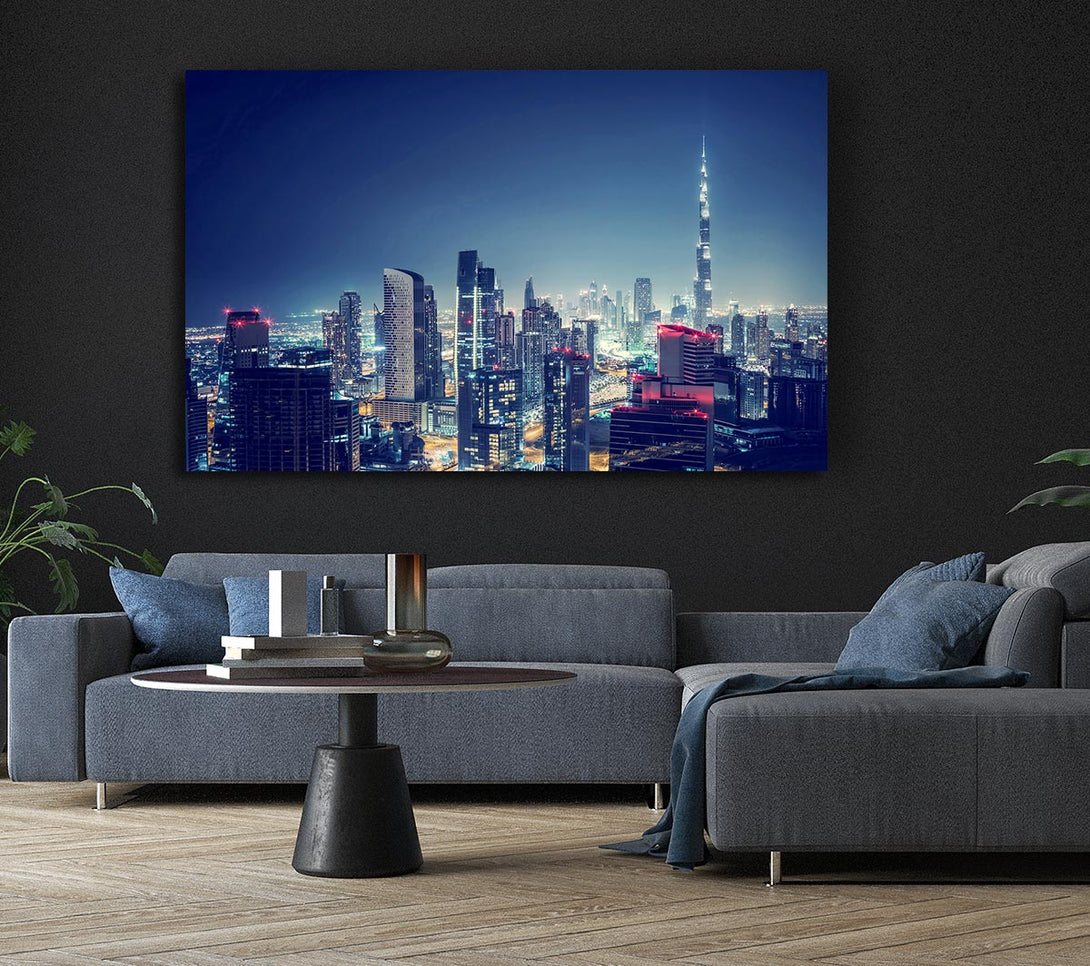  A Canvas Print of City Lights Canvas Art