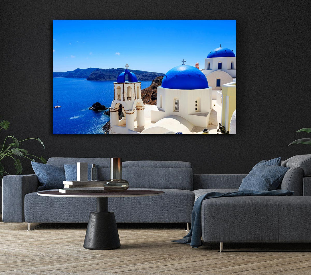  A Canvas Print of Santorini Wonder Canvas Art