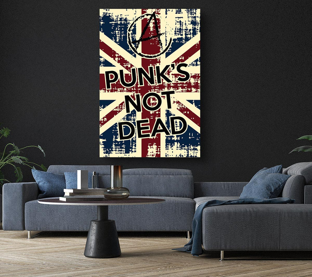  A Canvas Print of Punks Not Dead Canvas Print