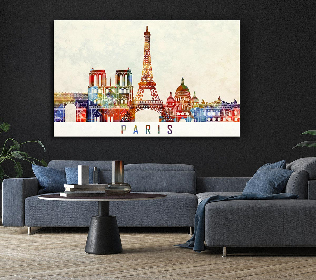  A Canvas Print of Eiffel Tower France 13 Canvas Print