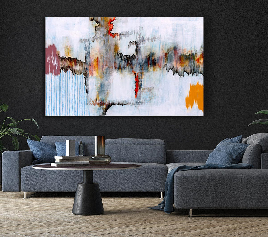  A Canvas Print of Village Sound Waves Canvas Art