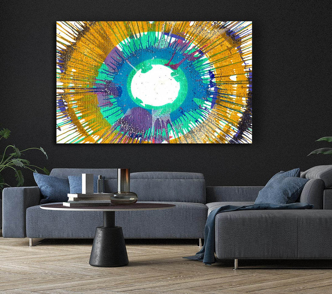  A Canvas Print of Sun Ray Illusion Canvas Print