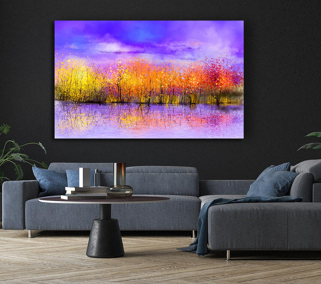  A Canvas Print of Magical Trees Canvas Wall Art