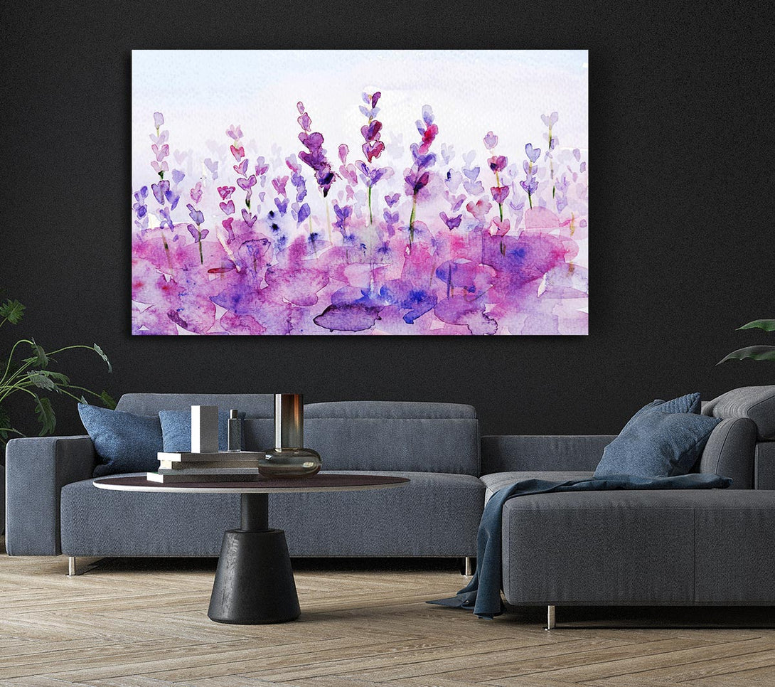  A Canvas Print of Garden Hearts Canvas Art