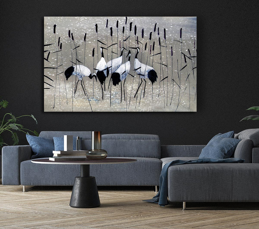  A Canvas Print of Bird Treat Canvas Art