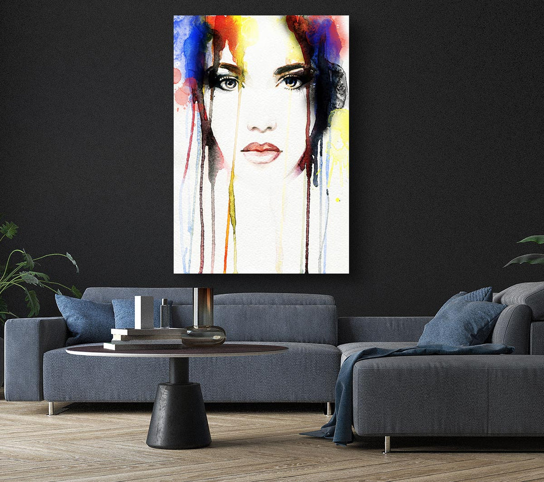  A Canvas Print of Unicorn Hair Canvas Wall Art