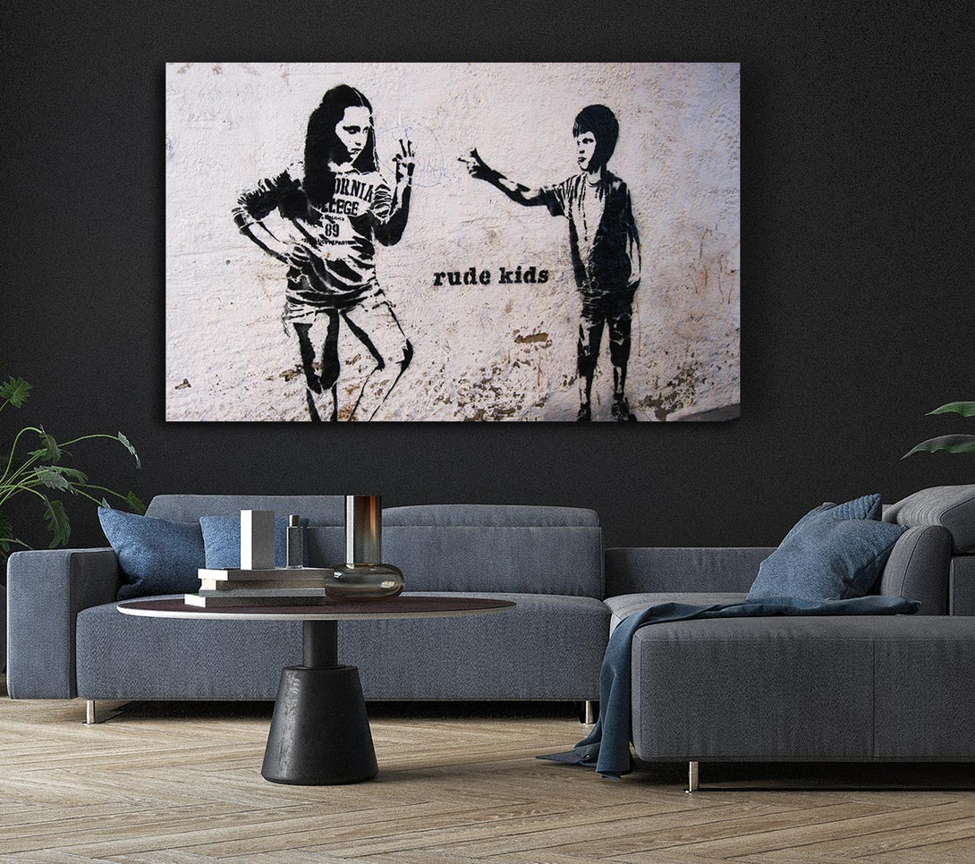  A Canvas Print of Banksy Steve Jobs Canvas Art