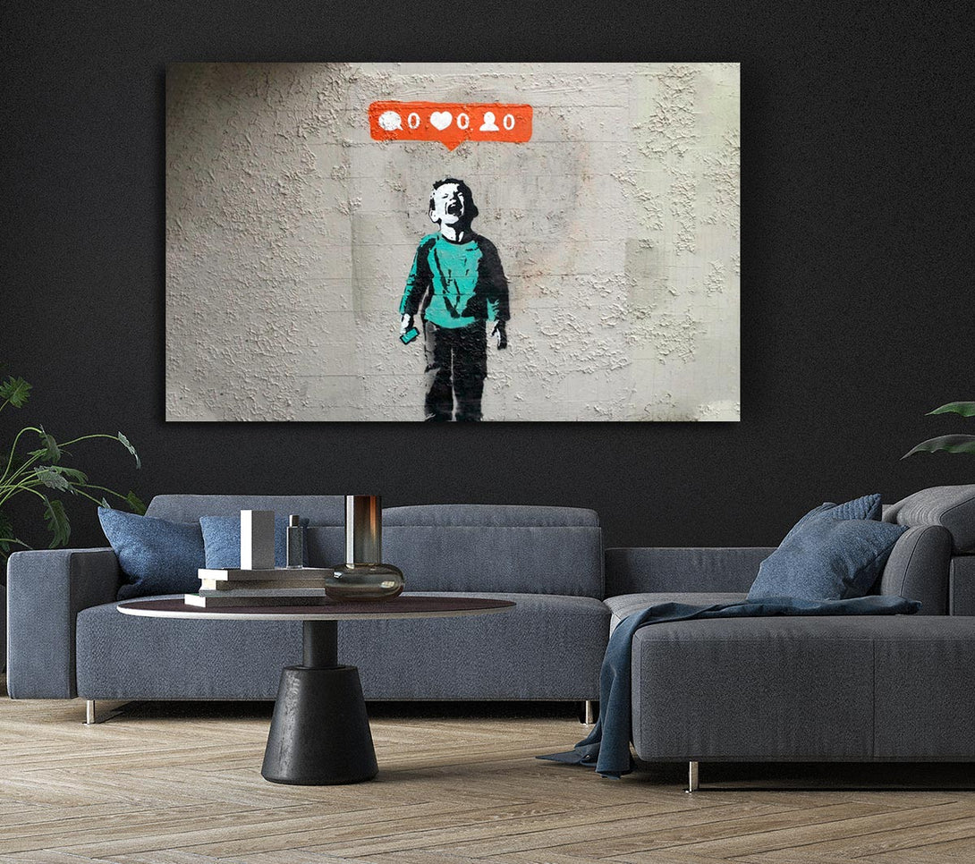  A Canvas Print of Banksy Trendy Storm Trooper Canvas Print