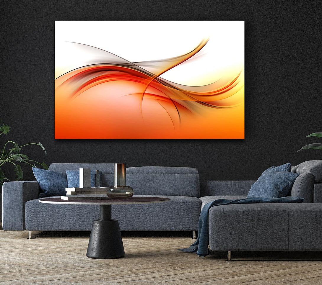  A Canvas Print of Fire abstract swirls Canvas Wall Art