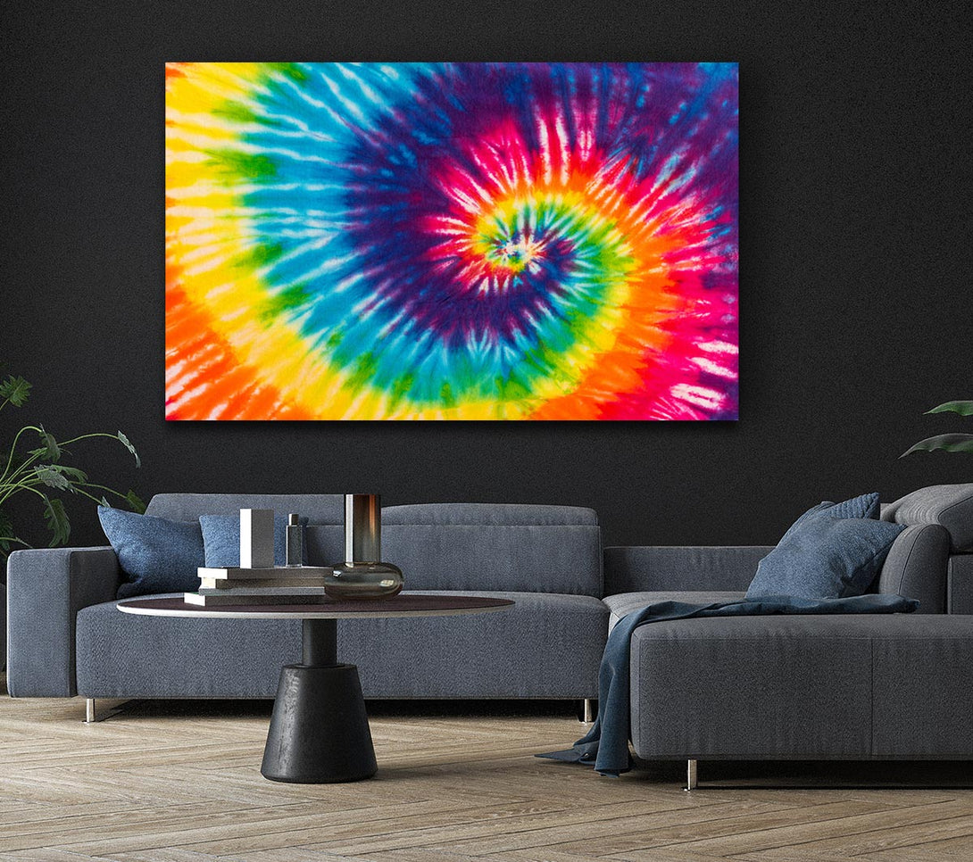  A Canvas Print of Spiral water colour Canvas Art
