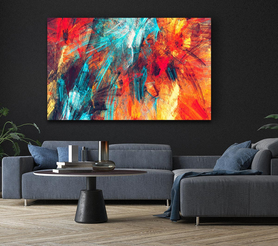  A Canvas Print of The gates of hell mess Canvas Art