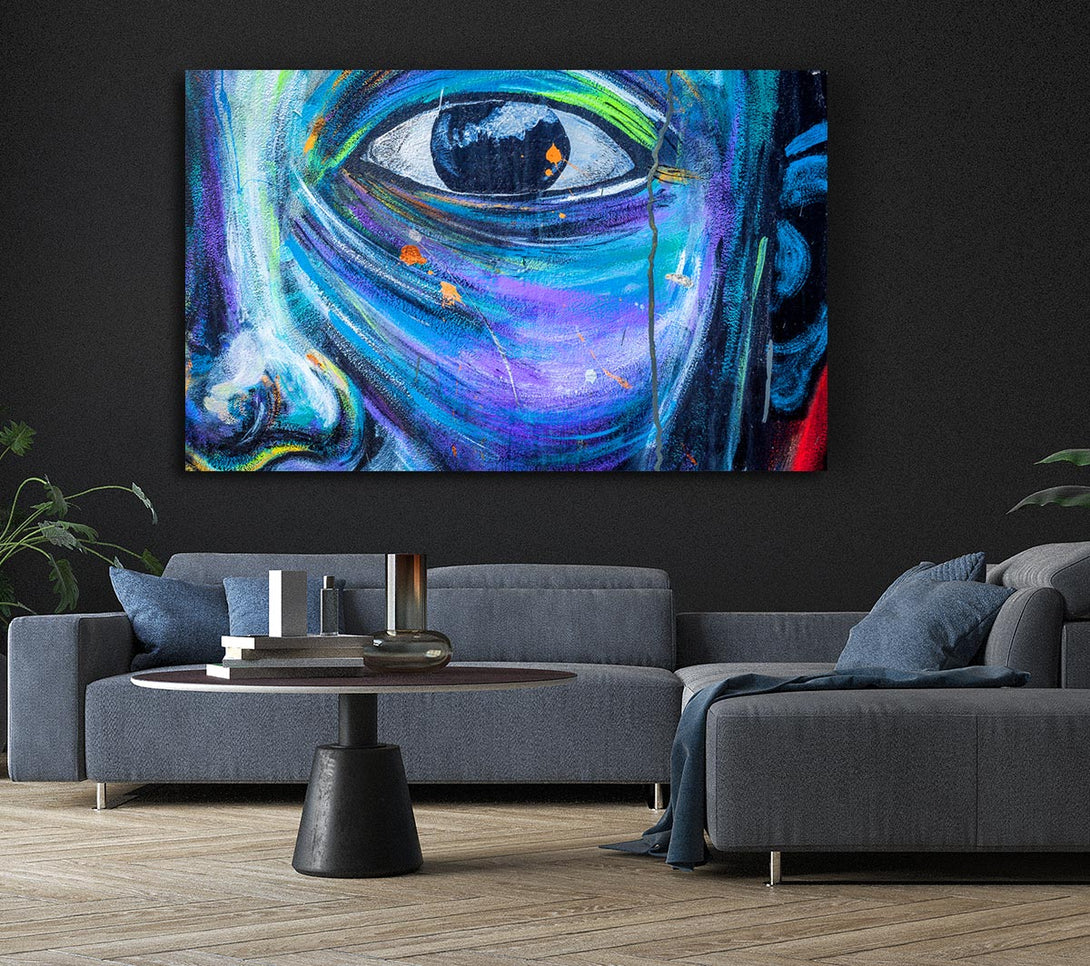  A Canvas Print of Eye And Face Canvas Art