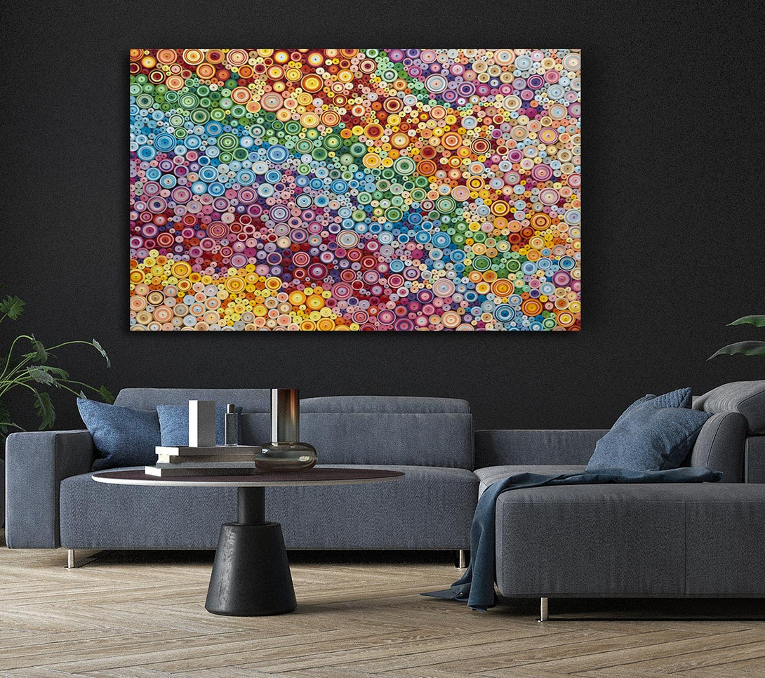 A Canvas Print of Thousands Of Beads Canvas Art