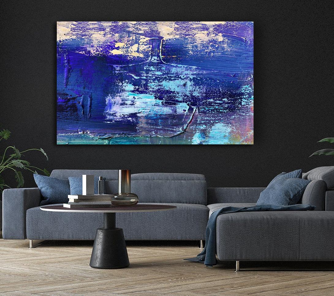  A Canvas Print of Acrylic Art Paint Textures Canvas Art