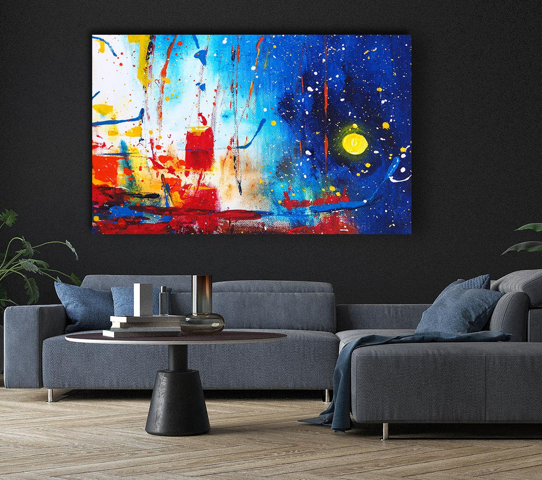  A Canvas Print of Striking Distortion Of Space Canvas Print